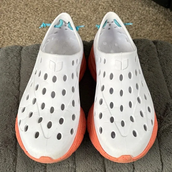 KANE recovery, shoes White and Coral Slip-On Shoes SZ 12 - Picture 2 of 14